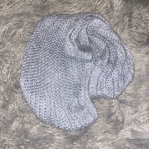 Gray sequin infinity scarf CLEARANCE